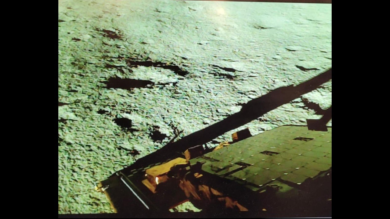 "ISRO Observes India's Moon Rover Engaging in Playful Activities on Lunar Surface"