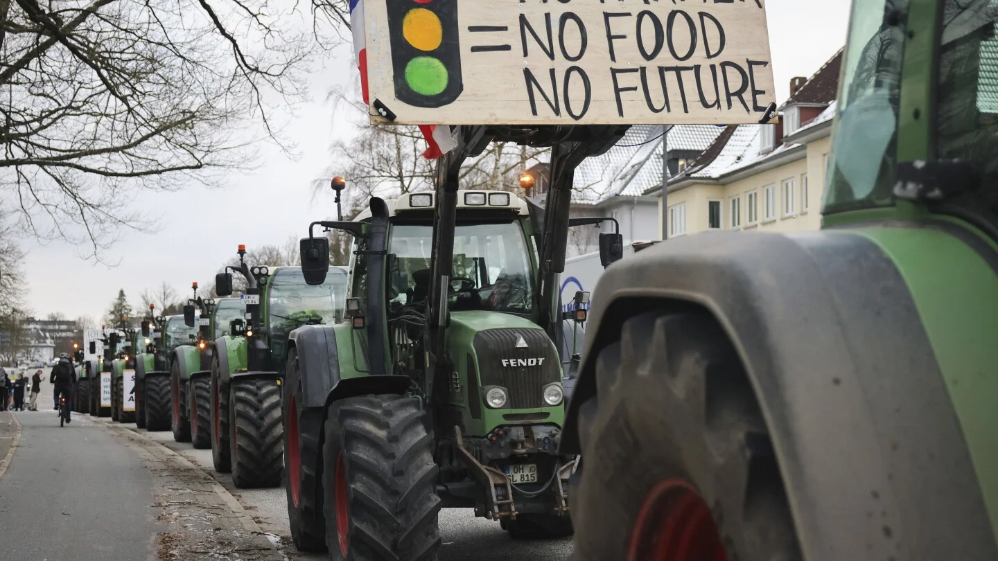"German Farmers' Tractor Protests: A Symbol of Growing Dissatisfaction?"
