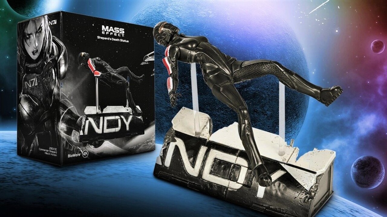 Featured image for BioWare Pulls Controversial Dead Shepard and FemShep Statues from Mass Effect Store