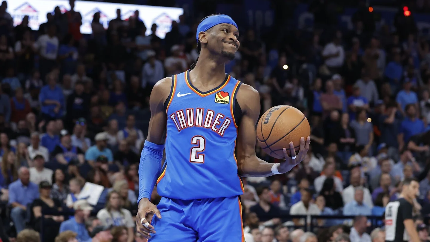 SGA seals Thunder win with late 3, ties Wilt’s 20-point streak