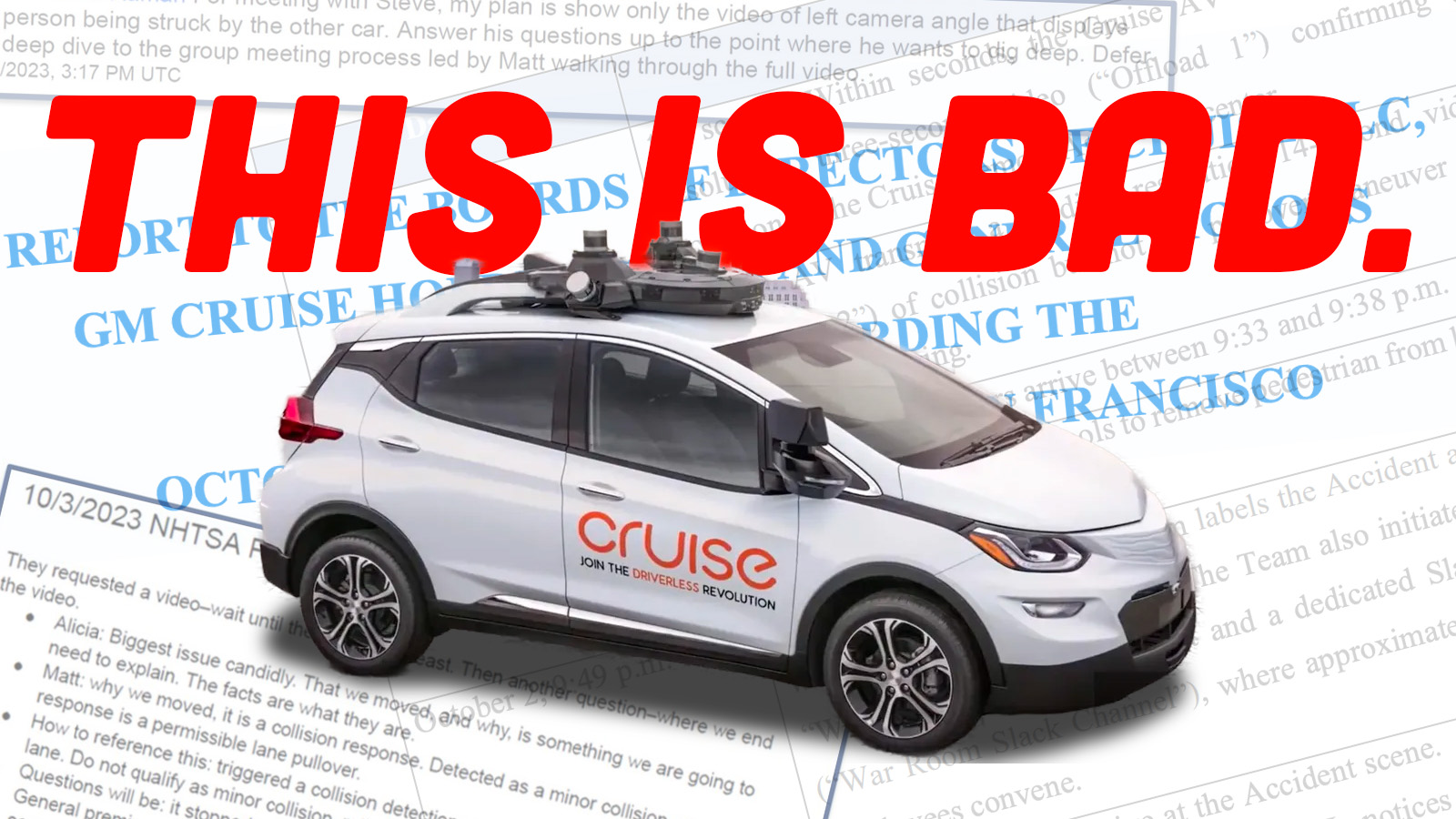 "Regulatory Hostility and Poor Leadership: The Troubles Facing GM's Cruise Autonomous Cars"