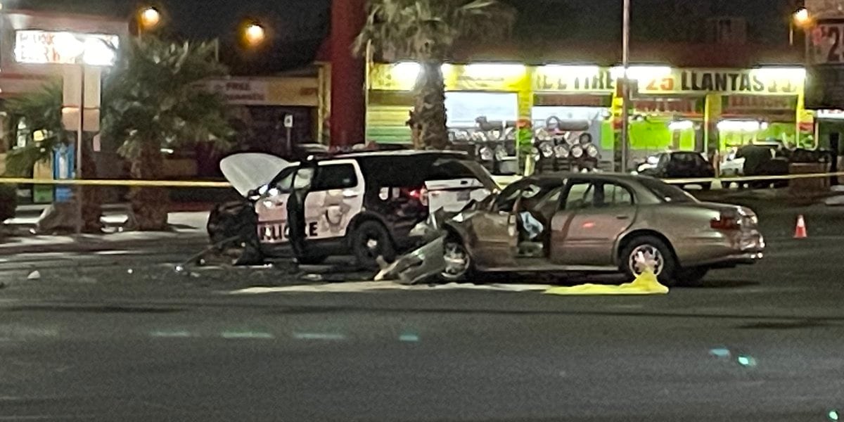 Fatal Crash: Juvenile Collides with Las Vegas Police Car in East Valley