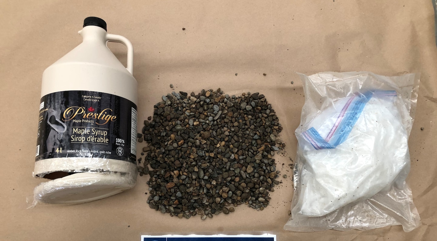 Drug ring busted smuggling meth in maple syrup containers worth millions.