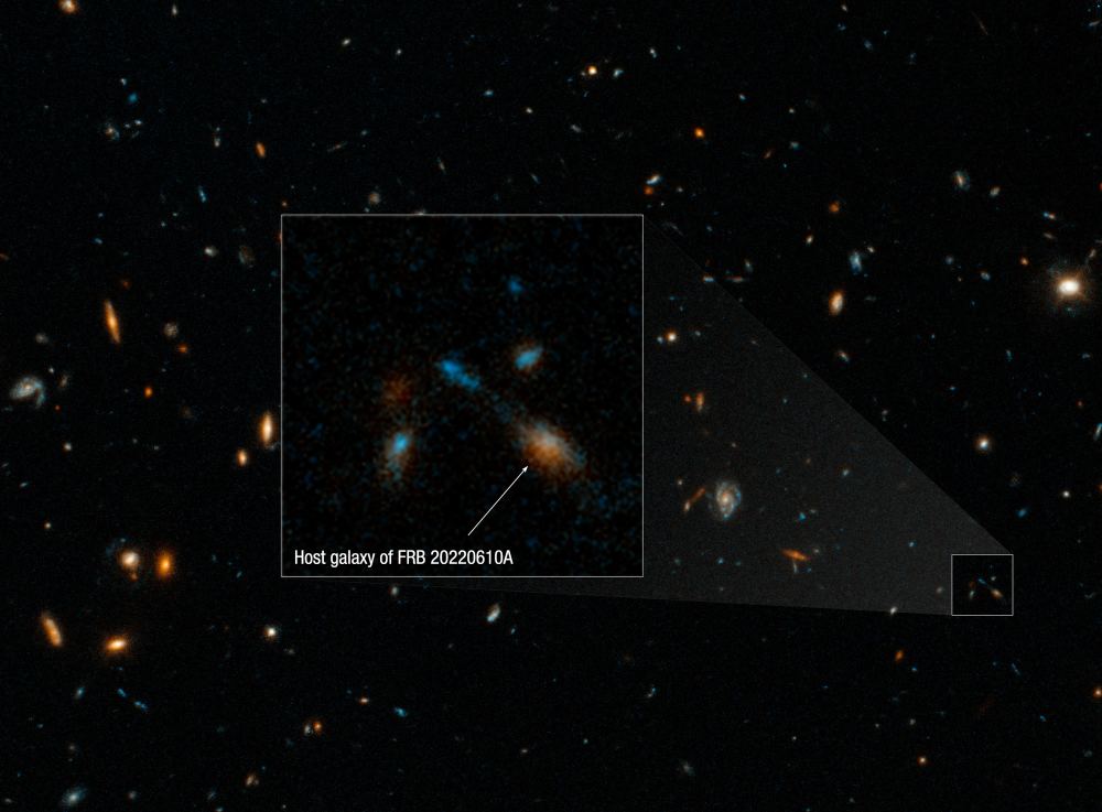 "Unveiling the Origin of the Brightest Fast Radio Burst with Hubble"