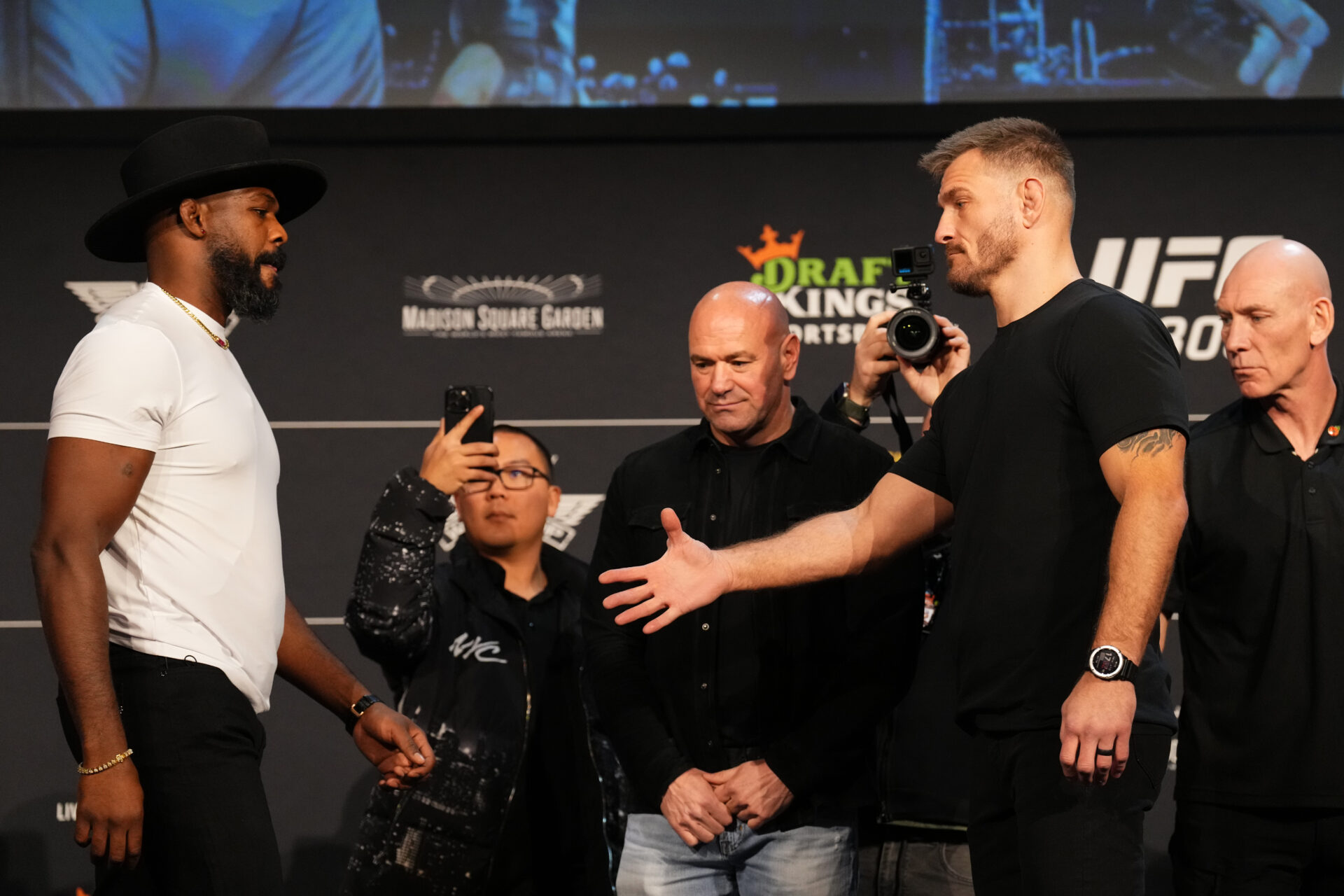Tensions Rise as Jones and Miocic Clash Ahead of UFC 309