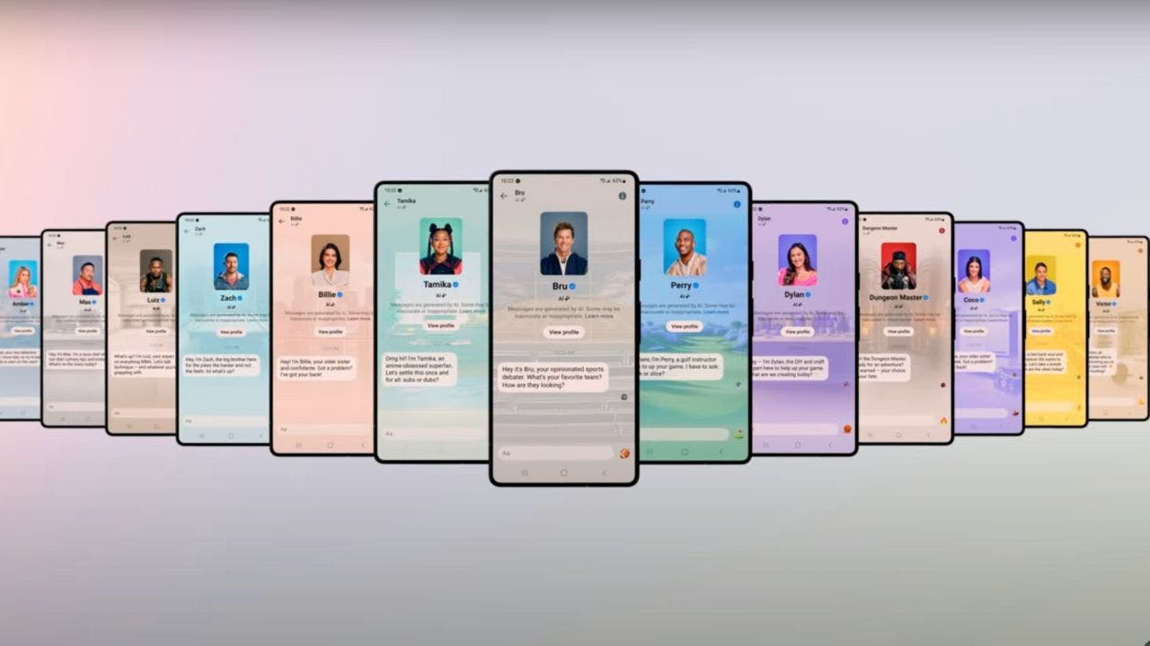 "Top Celebrities and Content Creators Cash in on Meta's AI Chatbot Craze"