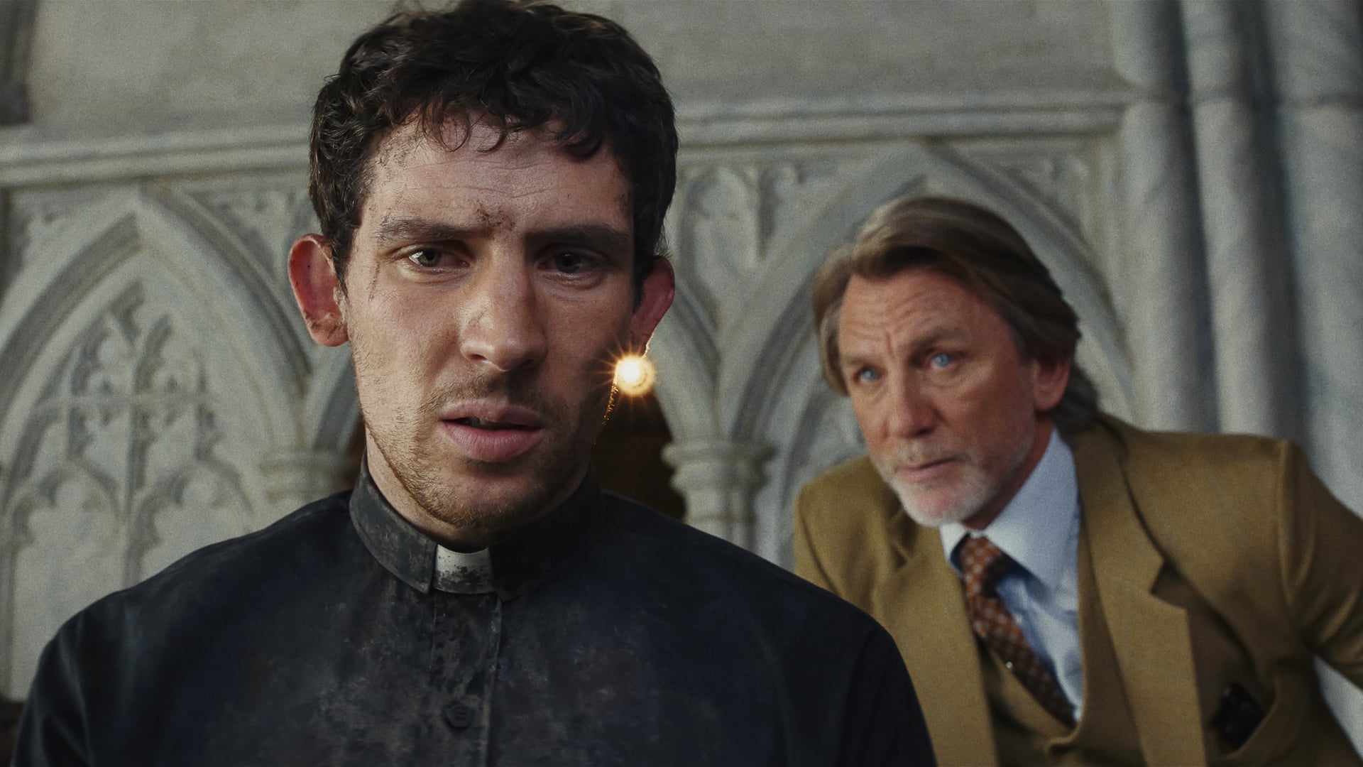 Featured image for Exploring Faith and Mystery in 'Wake Up Dead Man' and 'Knives Out'