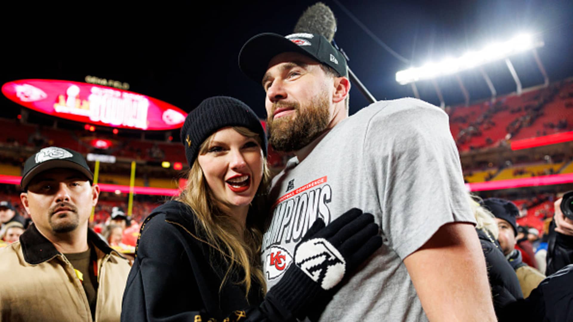 Featured image for Taylor Swift and Travis Kelce's Engagement Sparks Market Buzz