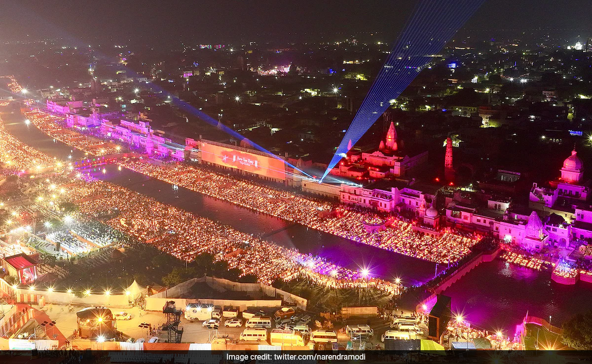 Featured image for "PM Modi's Ayodhya Diwali: Unforgettable Pics, Grand Temple, and Record-breaking Diyas"