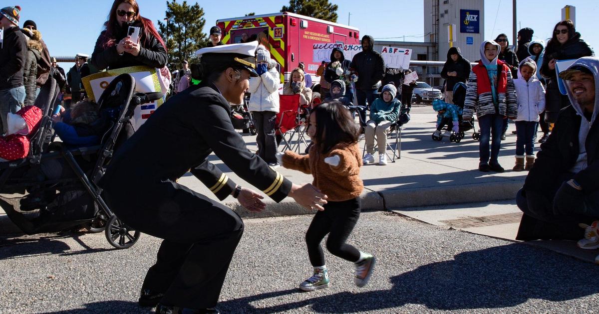 Featured image for "USS Ford Aircraft Carrier Completes Eight-Month Deployment, Returns Home"