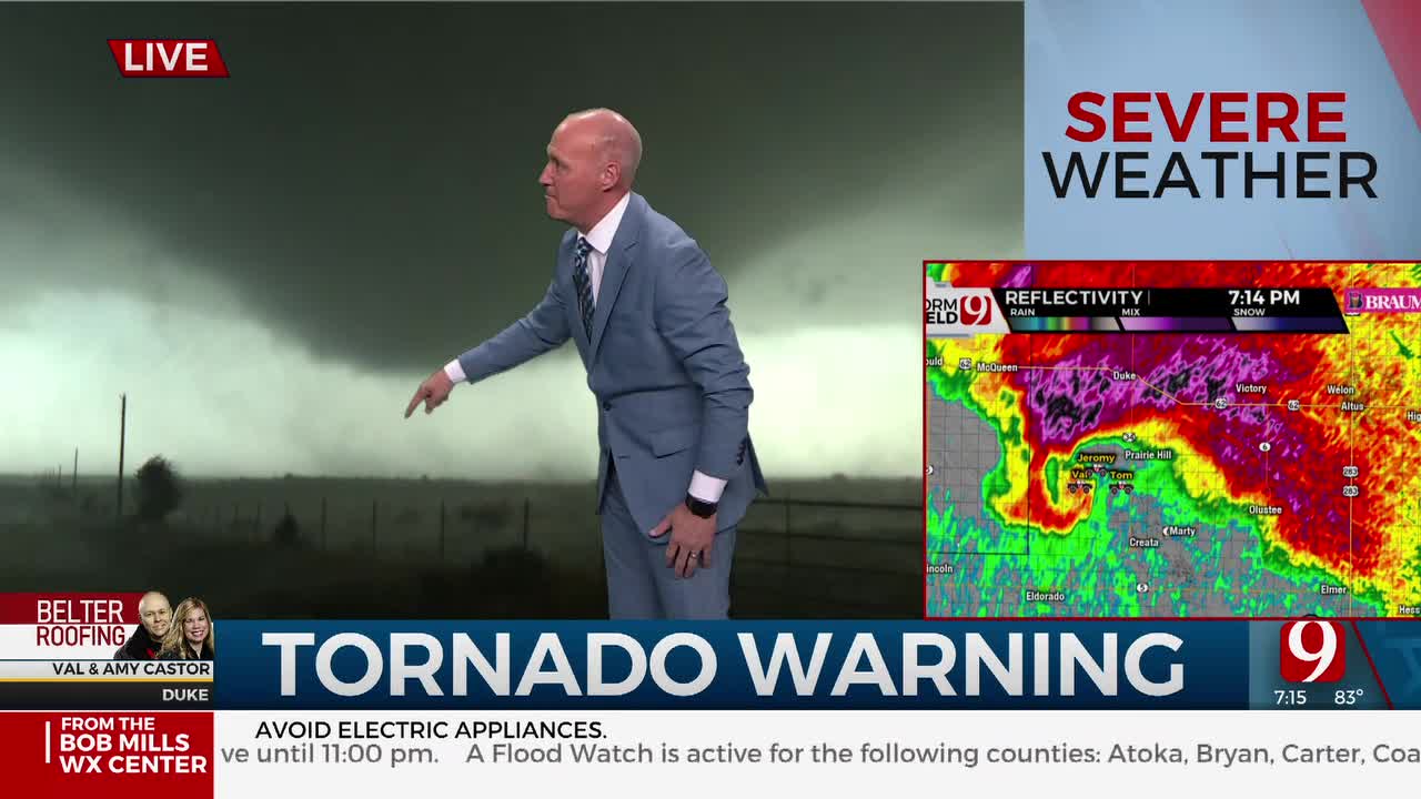 "Multi-Vortex Tornado Wreaks Havoc in Southwest Oklahoma"