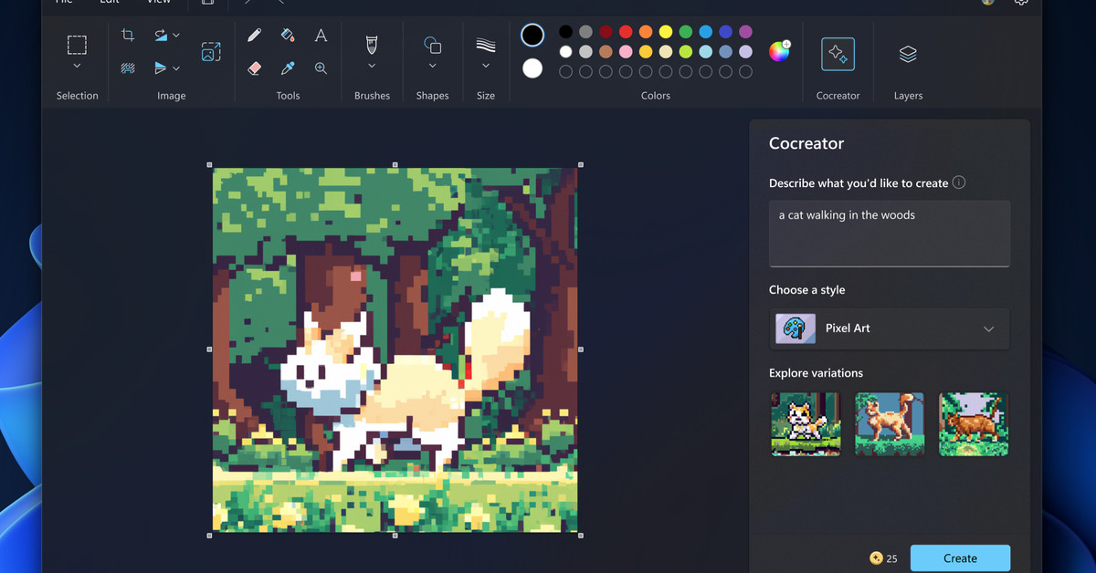 Featured image for "Microsoft Paint revolutionizes creativity with DALL-E-powered AI integration in Windows 11"