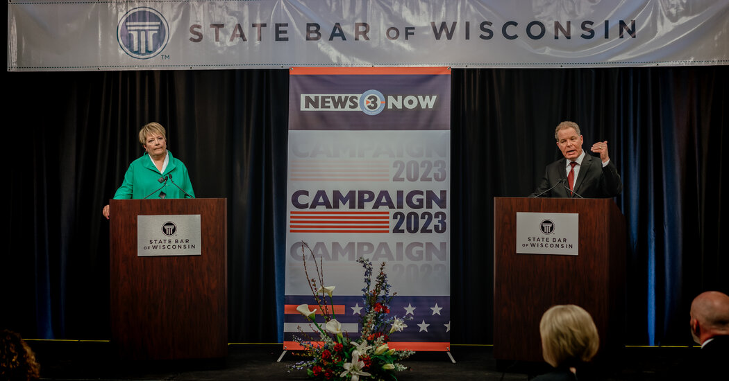 "Abortion and Democracy Take Center Stage in Wisconsin Supreme Court Election Debate"