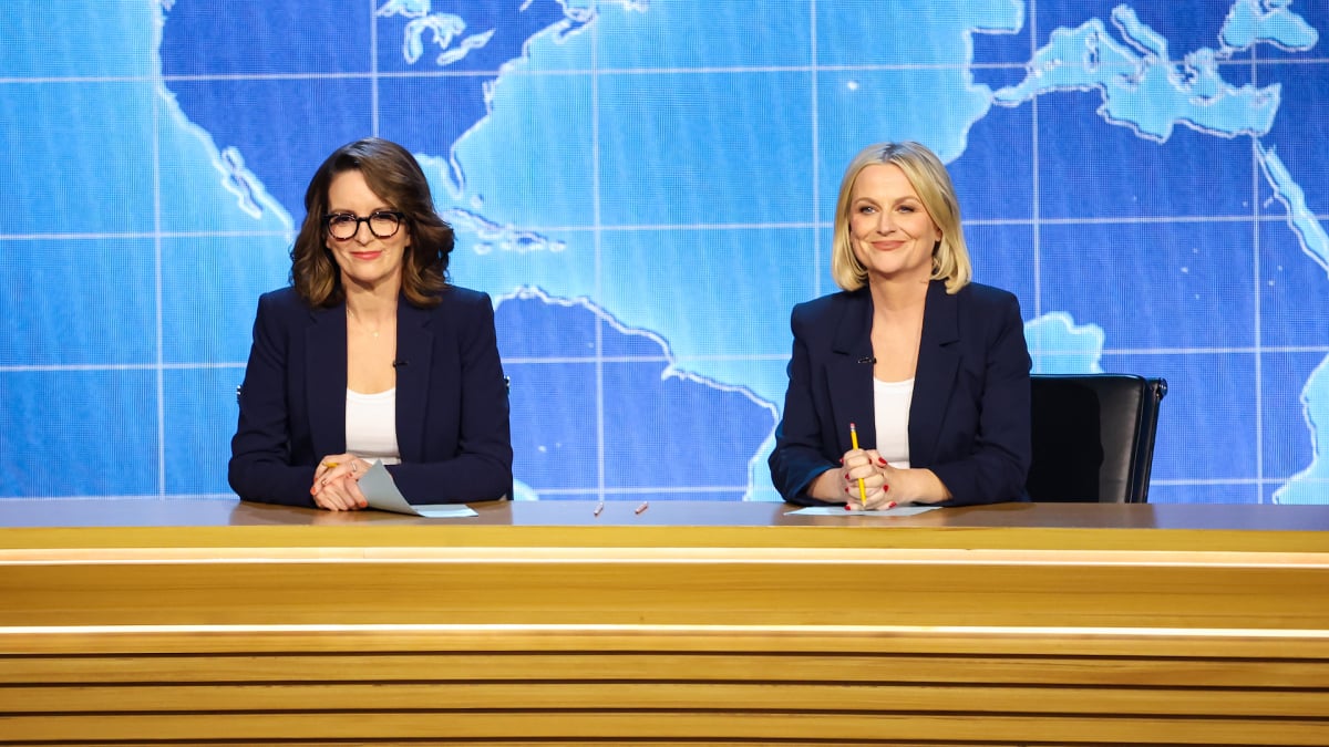 Featured image for Tina Fey and Amy Poehler's Hilarious 'Weekend Update' Revival Steals the Show at the Emmys
