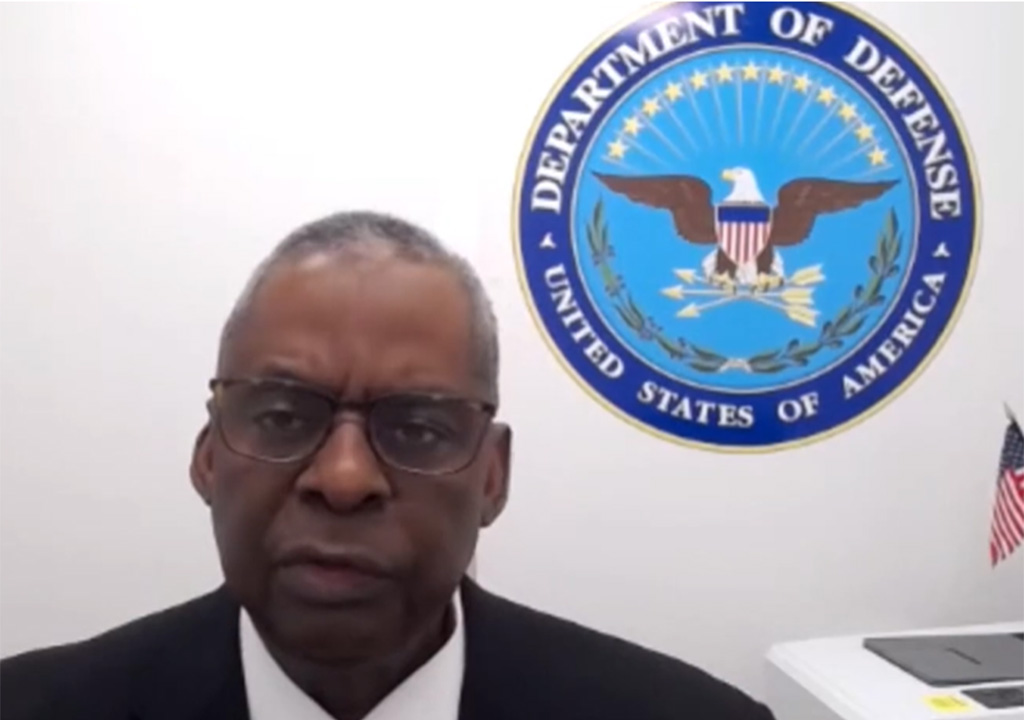 "Defense Secretary Austin's Resolute Return from Hospitalization"