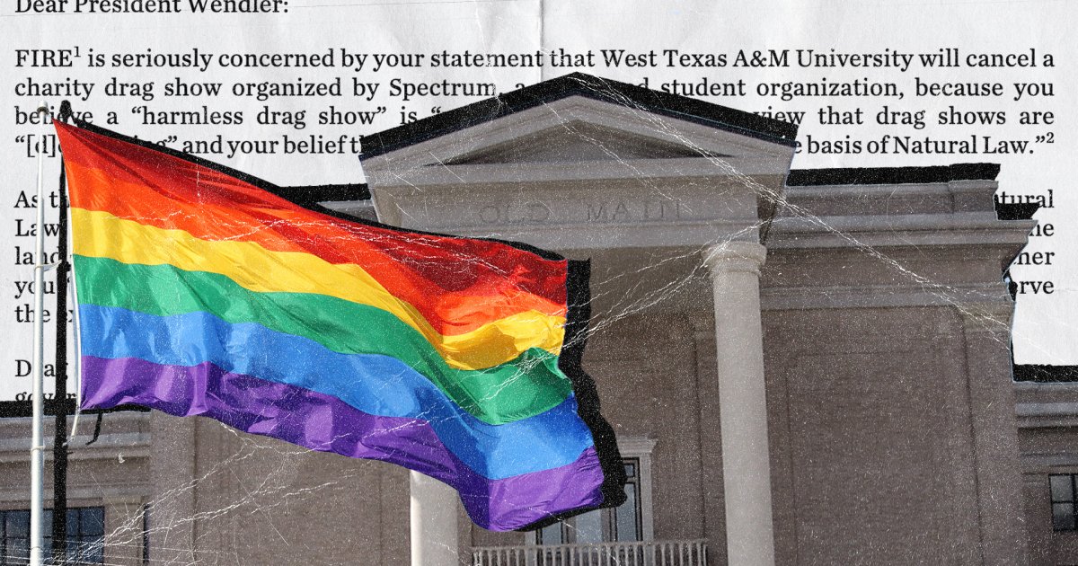 Featured image for "Texas University President Faces Lawsuit and Protests Over Cancelled Charity Drag Show"
