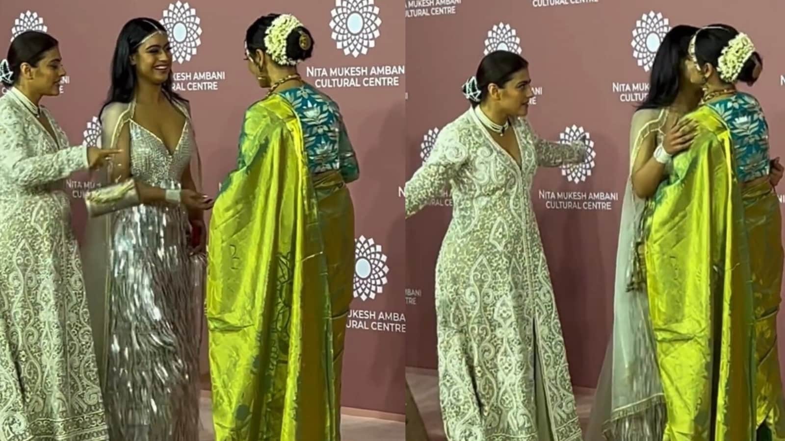 Featured image for Star-studded NMACC Gala: Hugs, Feathers, and Stunning Looks