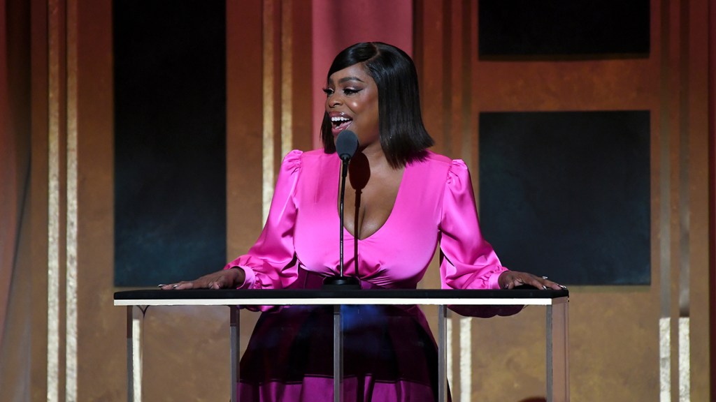 Featured image for "2024 Writers Guild Awards: 'The Holdovers' and 'American Fiction' Triumph, AI and Execs Roasted"