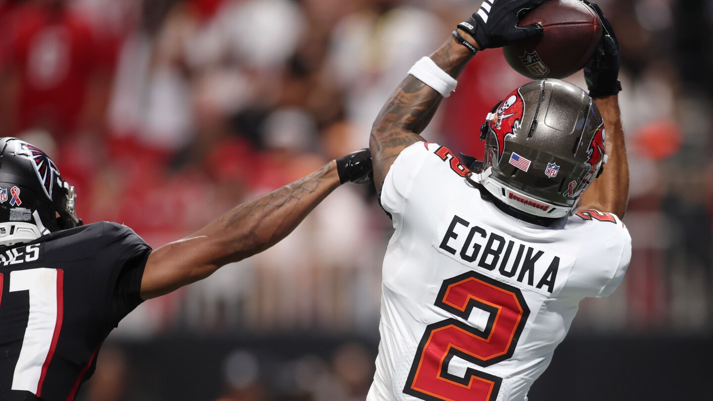 Featured image for Emeka Egbuka Shines in Debut as Buccaneers Edge Falcons