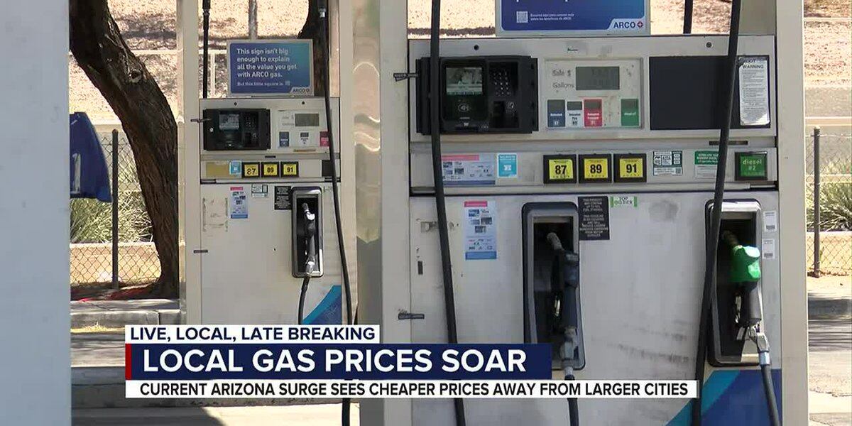 Featured image for Gas Prices Vary Across Southern Arizona and Phoenix, Leaving Drivers Frustrated.