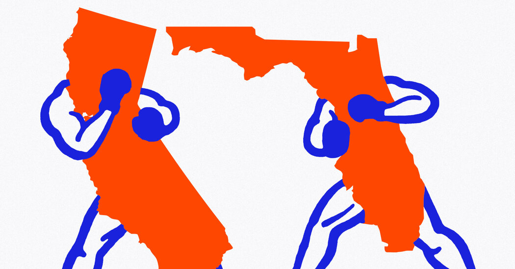 "Comparing DeSantis and Newsom's Economic Records Ahead of Debate"