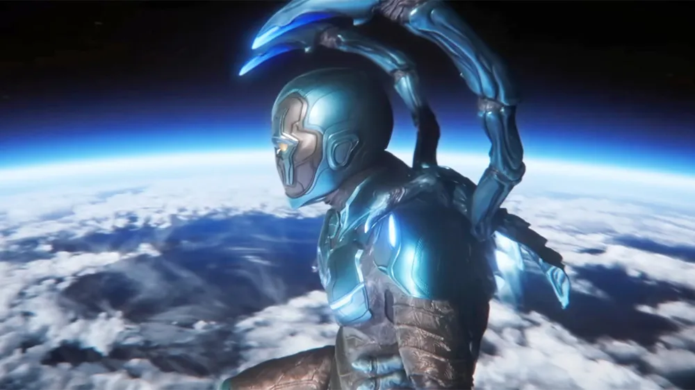 Featured image for "Blue Beetle's $25 Million Debut Ends 'Barbie's' Box Office Reign"