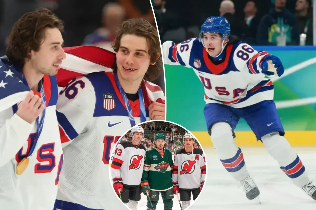 Hughes Brothers Deliver OT Gold as USA Hockey Tops Milan