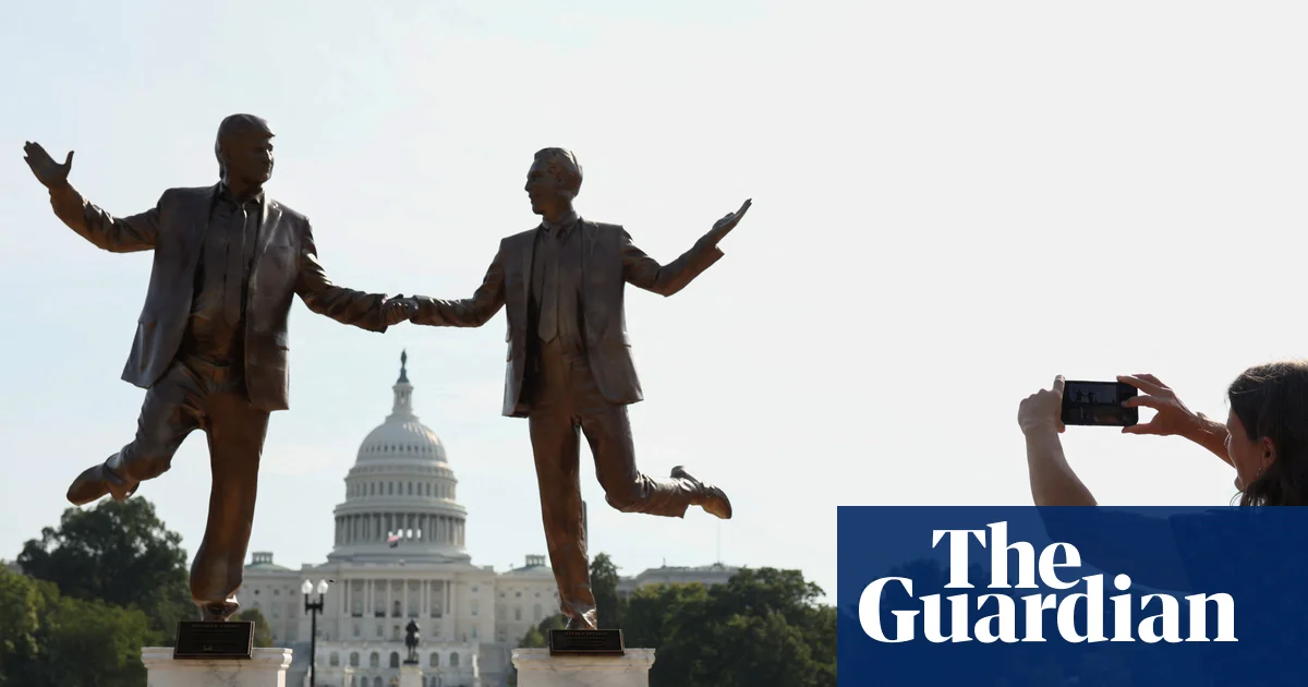 Featured image for Controversial Statue Depicting Trump and Epstein Installed on National Mall