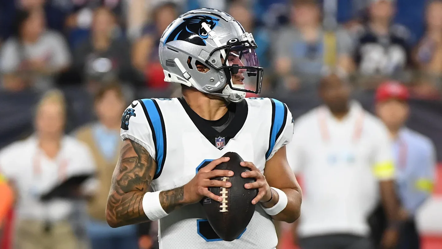 "Panthers Coach Challenges Quarterback Matt Corral"