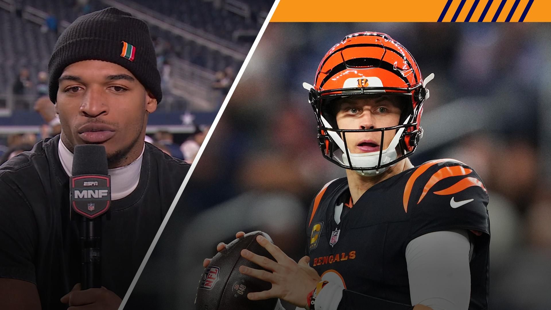 Featured image for Joe Burrow Confident in Bengals' Future with Higgins and Chase