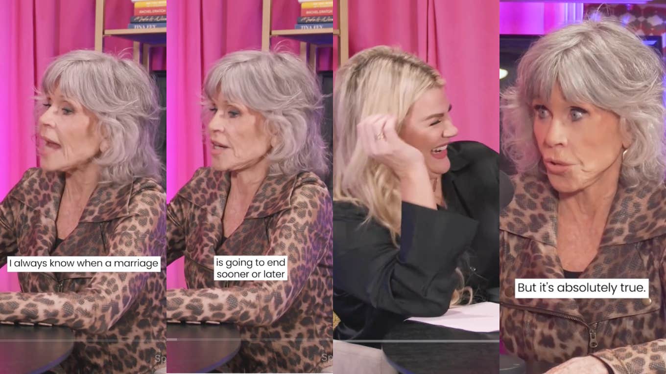 Featured image for "The Surprising Sign Jane Fonda Noticed Before the End of Her Marriages"