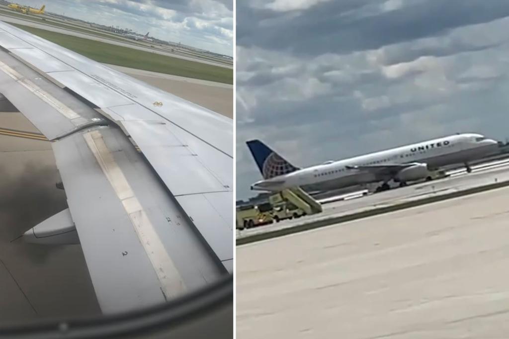 Featured image for United Airlines Flight Aborts Takeoff After Engine Fire at O'Hare