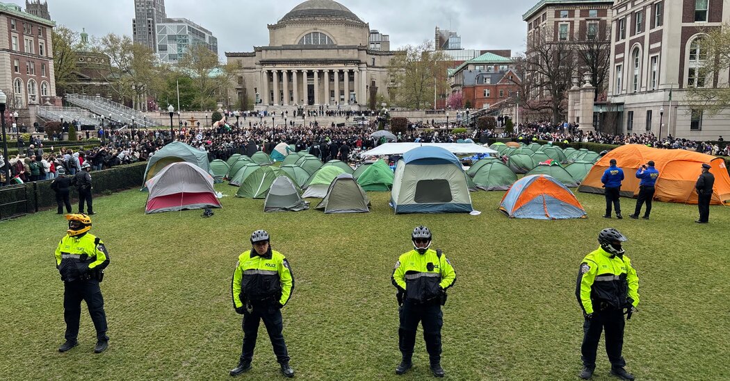 "Clashes and Arrests: Columbia University's Pro-Palestinian Protests and Antisemitism Hearing"