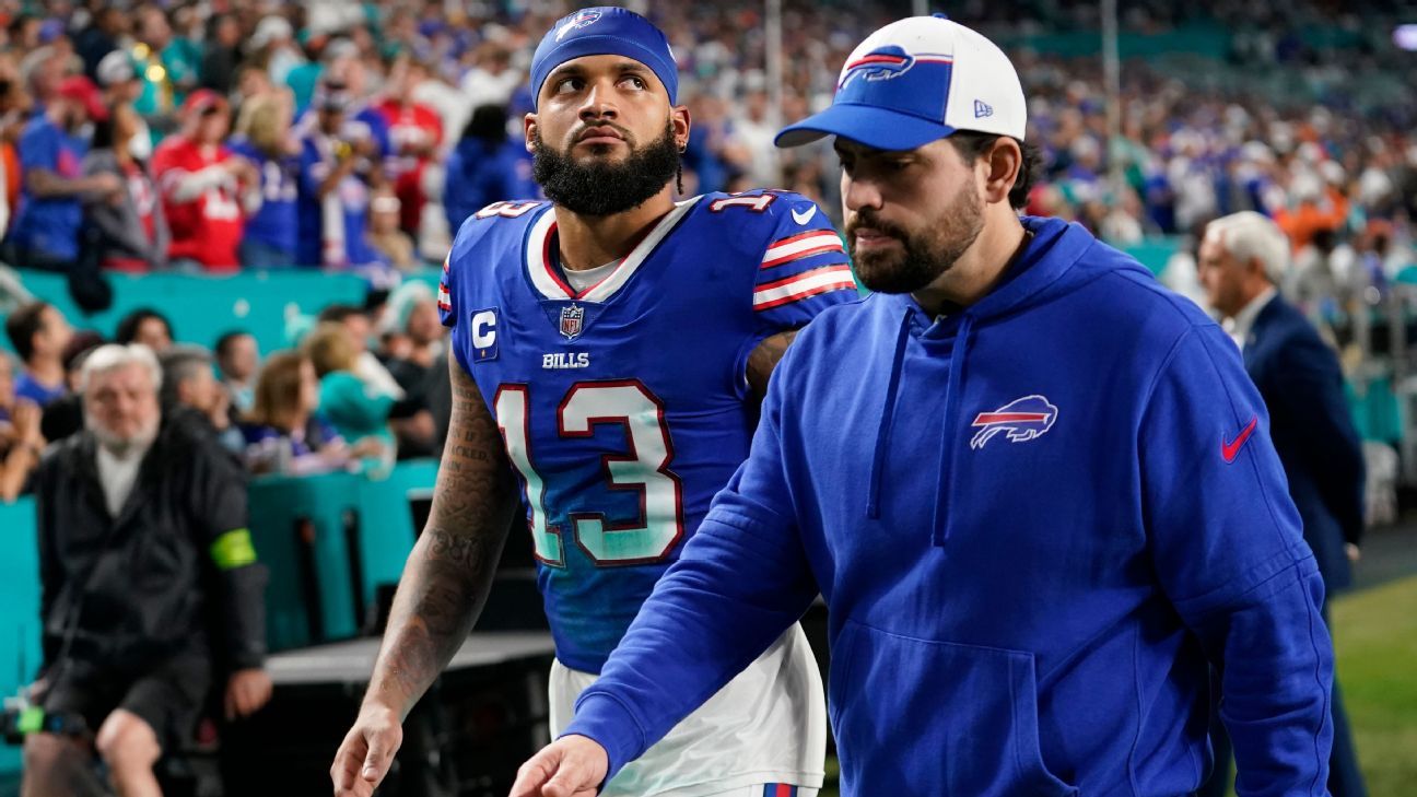 "Bills' Gabe Davis and Taylor Rapp Ruled Out for Playoff Game vs. Steelers"