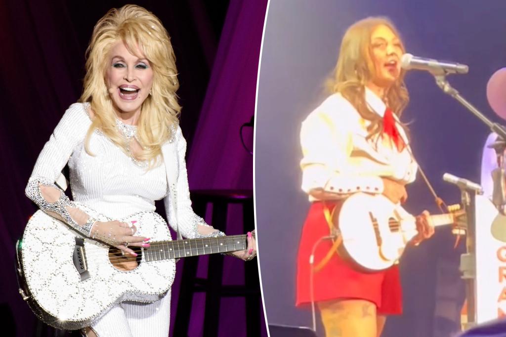 Featured image for "Dolly Parton Supports Elle King After Grand Ole Opry Incident"