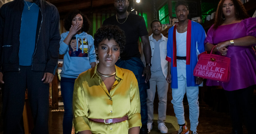 "The Blackening" challenges horror film stereotypes with a killer twist.