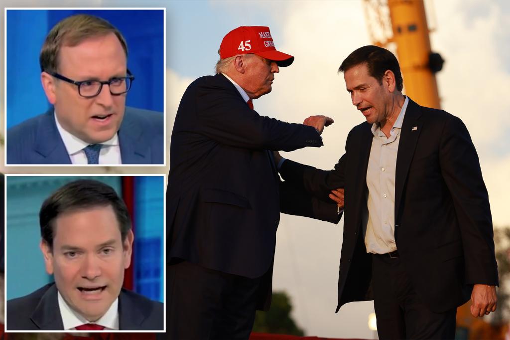 "ABC Host Grills Marco Rubio Over Potential VP Role in Trump Administration"