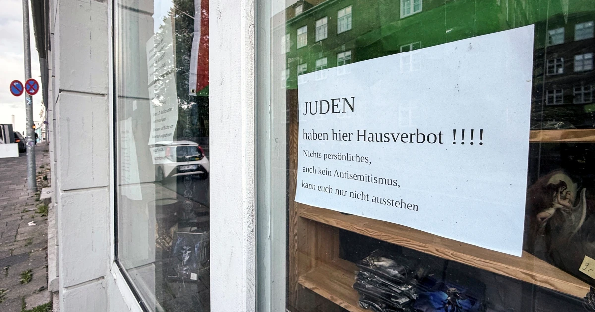 Featured image for German Shop's Antisemitic Sign Sparks Nationwide Outrage