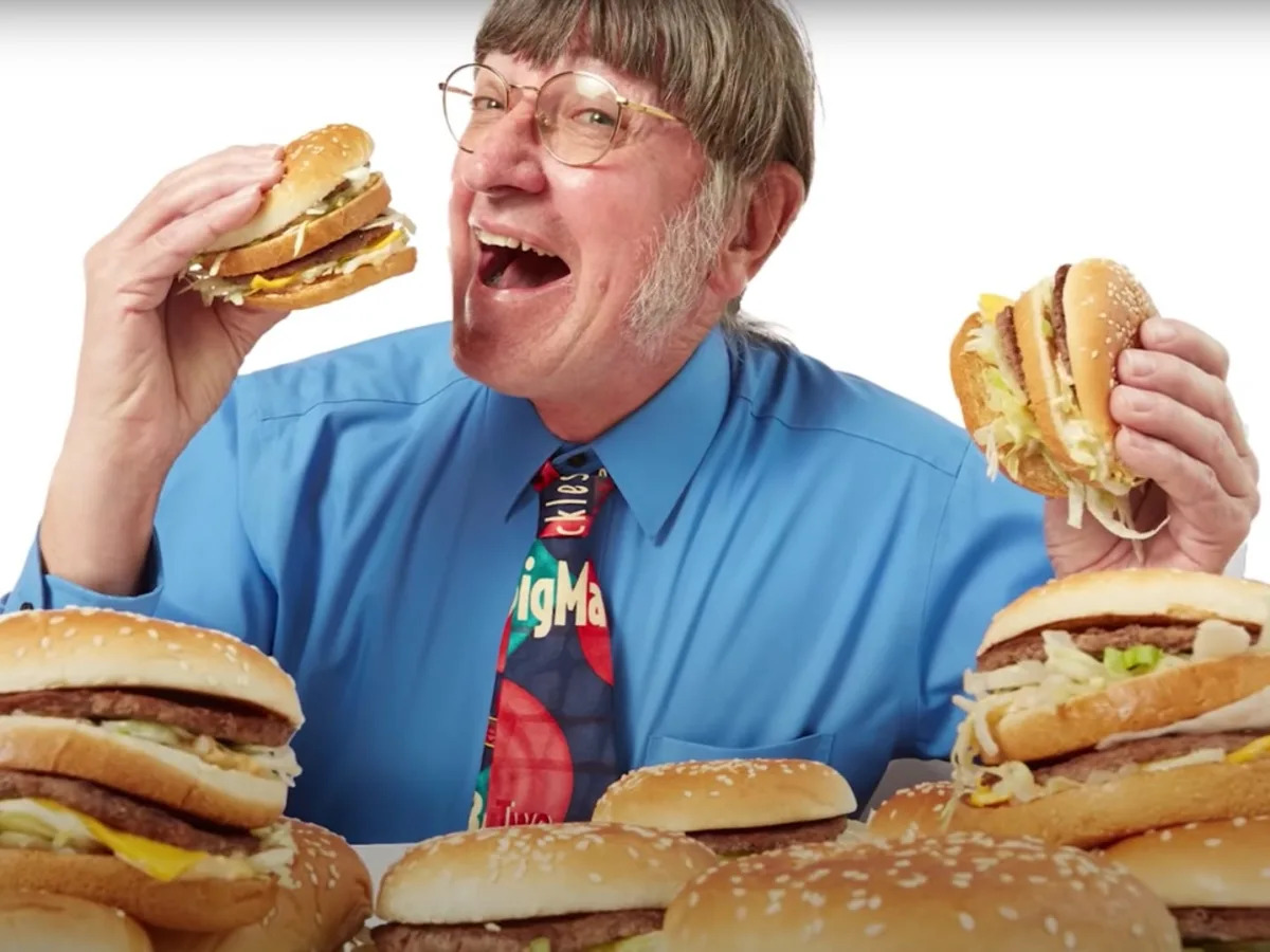 70-year-old man sets Guinness World Record by eating 34,000 McDonald's Big Macs