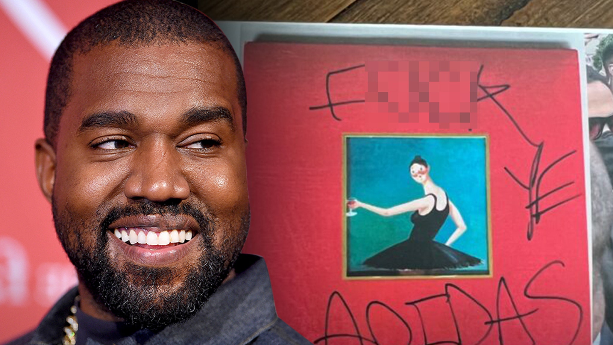 Kanye West's Signed Anti-Adidas Album Up for Auction