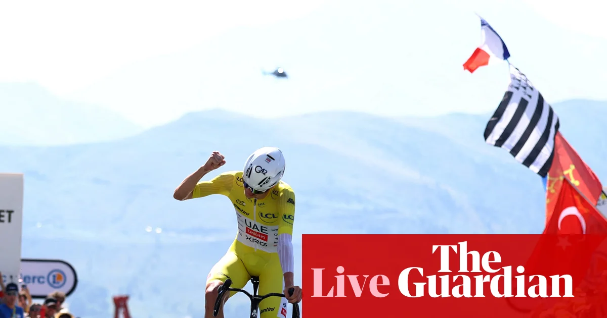 Featured image for Pogacar Dominates Stage 13 Mountain Time Trial to Extend Tour de France Lead