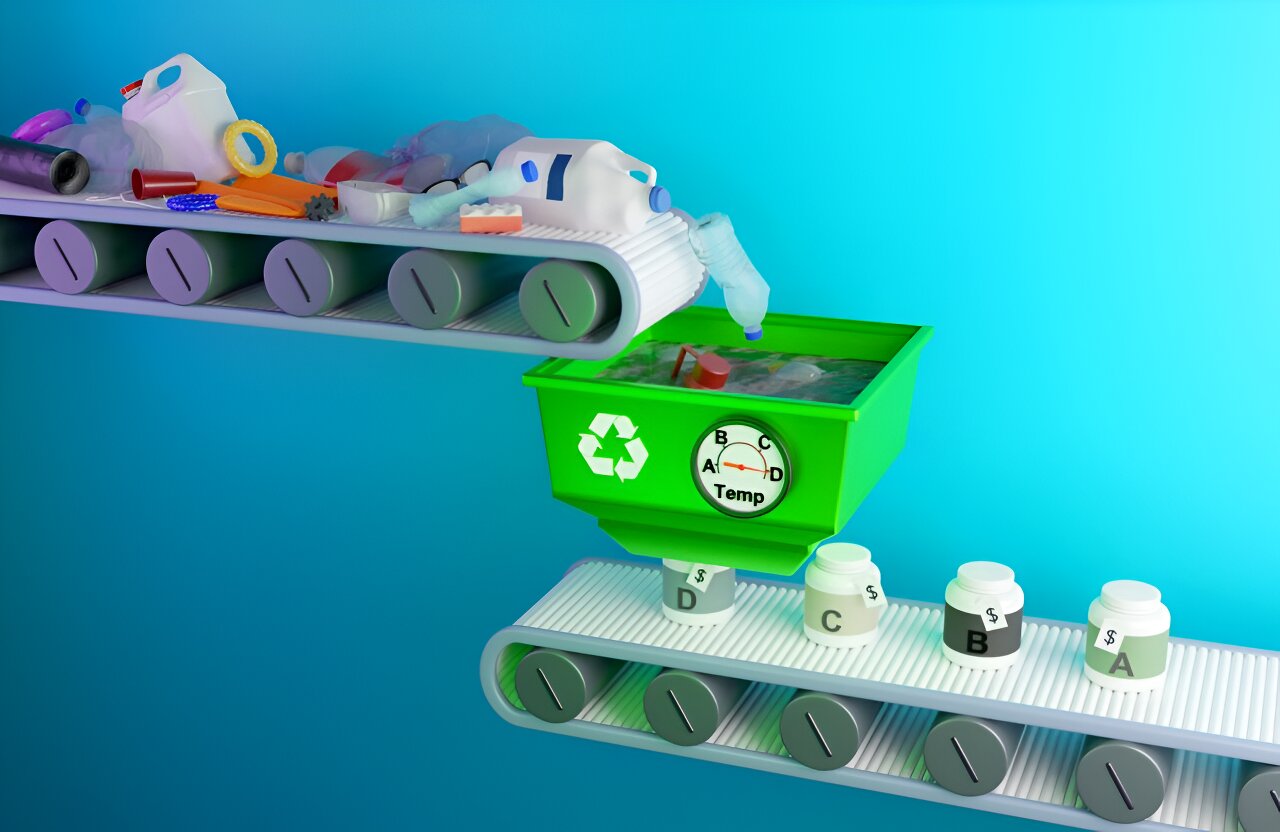 Featured image for "Breakthrough: Scientists Achieve Full Cycle Recycling of Mixed Plastics"