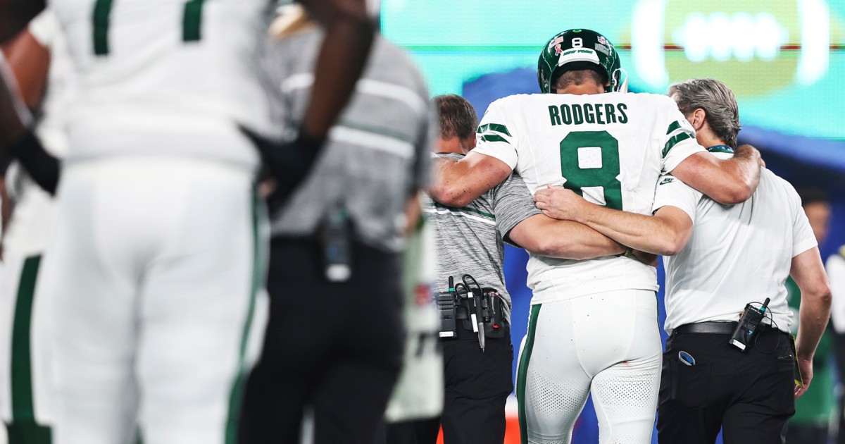 "Jets Shock Bills in OT as Aaron Rodgers Suffers Achilles Injury"