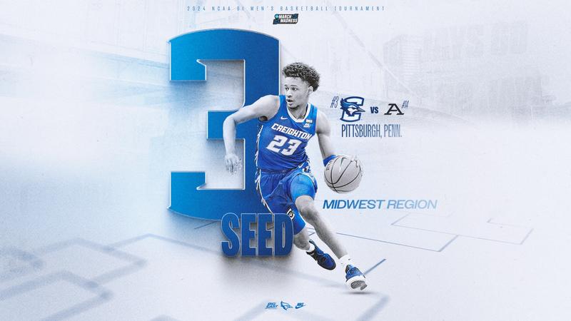 "Men's Basketball Secures No. 3 Seed, Faces Akron in NCAA Tournament"