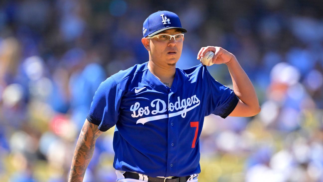 Featured image for "Ex-Dodgers Pitcher Julio Urias Faces 5 Misdemeanor Charges in Domestic Violence Case"