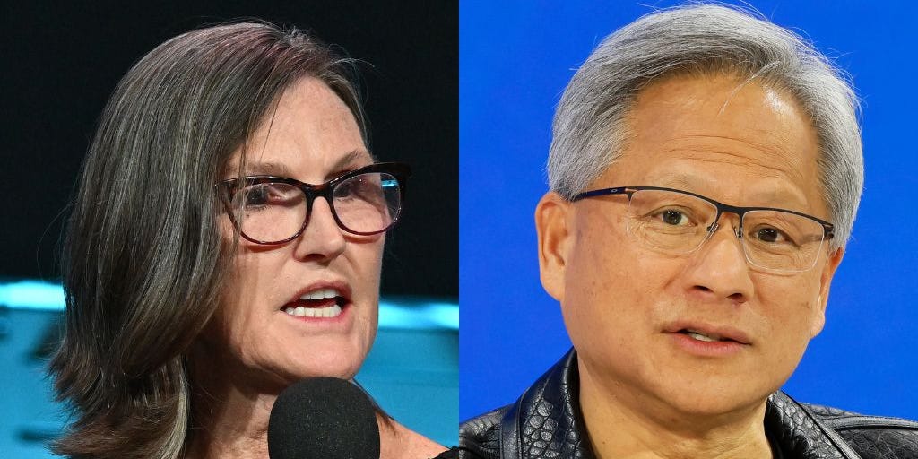 Featured image for Cathie Wood Defends ARK Strategy Amid Nvidia Miss and Rate Cut Pleas
