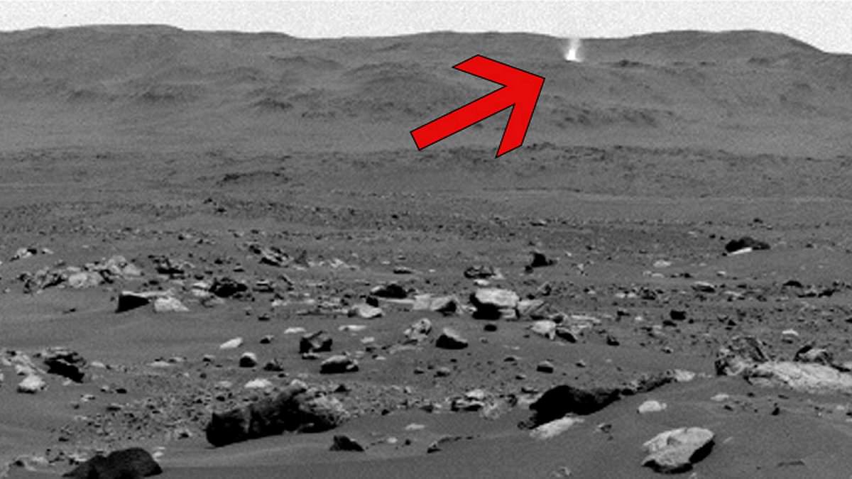 Featured image for "NASA's Perseverance Rover Captures Spectacular Martian Dust Devil in Action"
