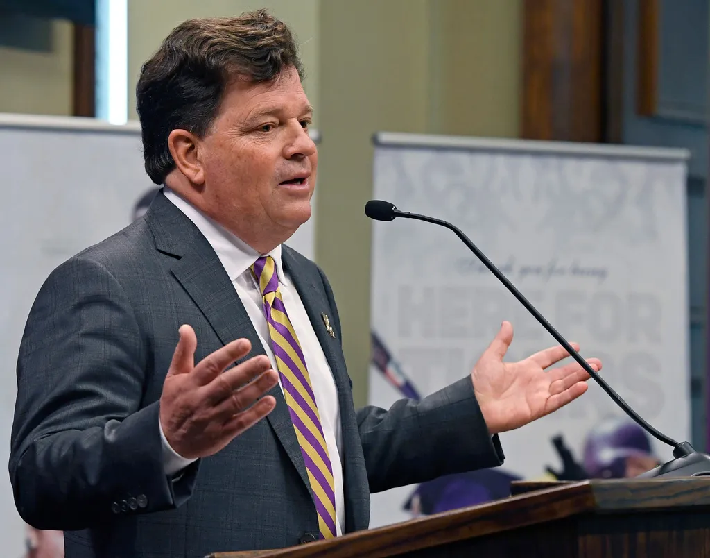 Featured image for LSU Athletic Director Scott Woodward Fired Amid Football Controversies and Internal Tensions