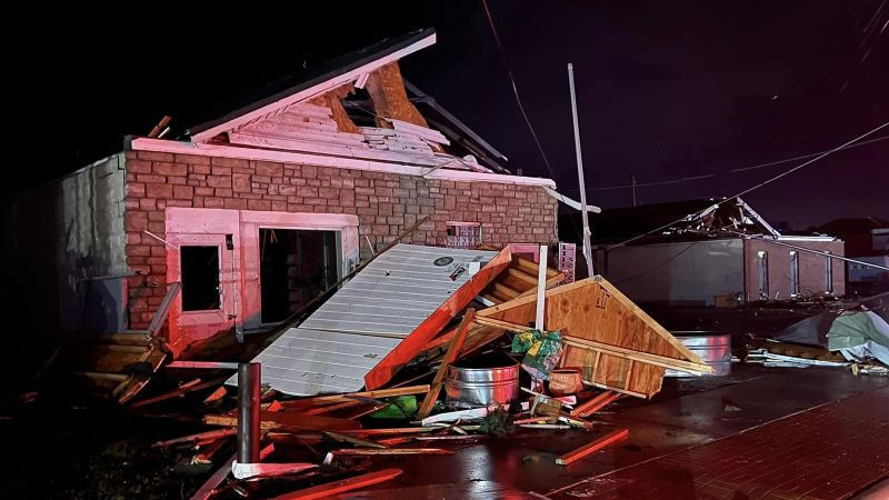 "Devastating Tornadoes Strike Indiana and Ohio, Causing Widespread Damage"