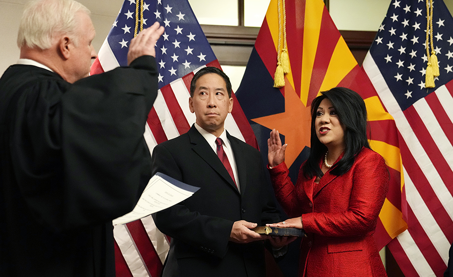 "Power Struggle: Arizona Governor's Authority Challenged by Treasurer and Senate Republicans"